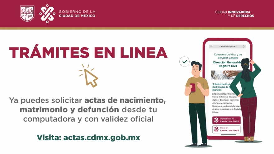 Solicitud de Copias Certificadas de Actas Digitales
